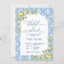 Search for mediterranean bridal shower invitations Amalfi