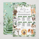 Search for puppy shower invitations Greenery