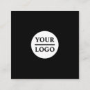 Search for circle logo business cards Modern black corporate business