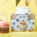 Search for pomeranian wrapping paper Birthday