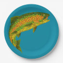 Search for trout paper plates Rainbow