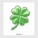 Search for good luck clover stickers Lucky charm