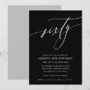 Search for elegant 60th birthday invitations Minimal