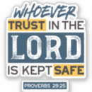 Search for trust in god stickers Bible verse