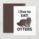 Search for river otters postcards Funny