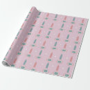 Search for green tree wrapping paper Pink