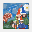 Search for gnome magnets Festive