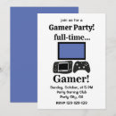 Search for funny gamer invitations Gaming