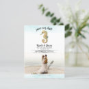 Search for seahorse save the dates Beach