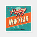 Search for happy new year napkins Retro