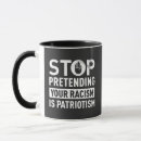 Search for racism mugs Protest
