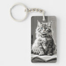 Search for grey tabby cat key rings Kitten