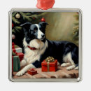 Search for border collie christmas tree decorations Animal