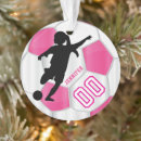 Search for pink soccer christmas tree decorations Coach