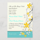 Search for yellow and turquoise wedding invitations Floral