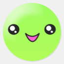 Search for green happy face stickers Lime