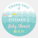 Search for whimsical baby shower thank you stickers Cute