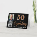 Search for 50th for man birthday cards Elegant