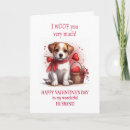 Search for puppy valentines day cards Husband