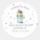 Search for blue envelope seals Watercolor