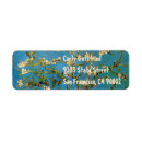 Search for vincent van gogh return address labels Blossoming almond tree