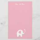 Search for elephant stationery paper Baby shower