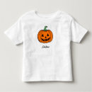 Search for orange toddler tshirts Jack o lantern