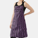 Search for purple striped aprons Halloween