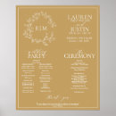 Search for gold wedding programs Calligraphy