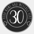 Search for 30 years birthday stickers Thirtieth