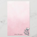Search for pretty lined stationery paper Feminine