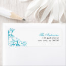 Search for turquoise wedding return address labels Elegant