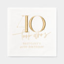 Search for 40th birthday napkins Simple