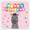 Search for happy zebra stickers Cartoon
