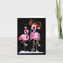 Search for flamingo christmas cards Santa