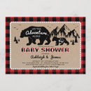 Search for lumberjack plaid invitations Bear