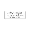 Search for real estate rubber stamps Modern minimal name address