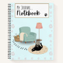 Search for funny cat notebooks Blue