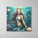 Search for mermaid canvas prints Ocean