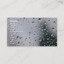 Search for raining business cards Droplets
