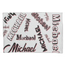 Search for name pillowcases Black
