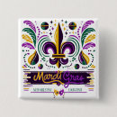 Search for fleur de lis square badges Mardi gras