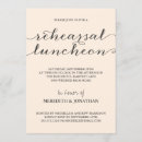 Search for rehearsal luncheon invitations Calligraphy