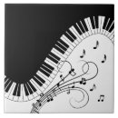 Search for music design tiles Black and white