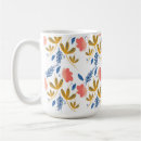 Search for living coral mugs Flower