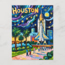 Search for rocket postcards Houston