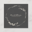Search for wreath business cards Rustic
