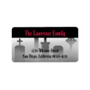 Search for cemetery return address labels Creepy