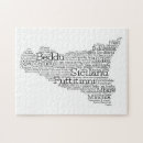 Search for map of italy puzzles Sicily