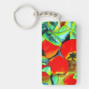 Search for apple fruit key rings Red